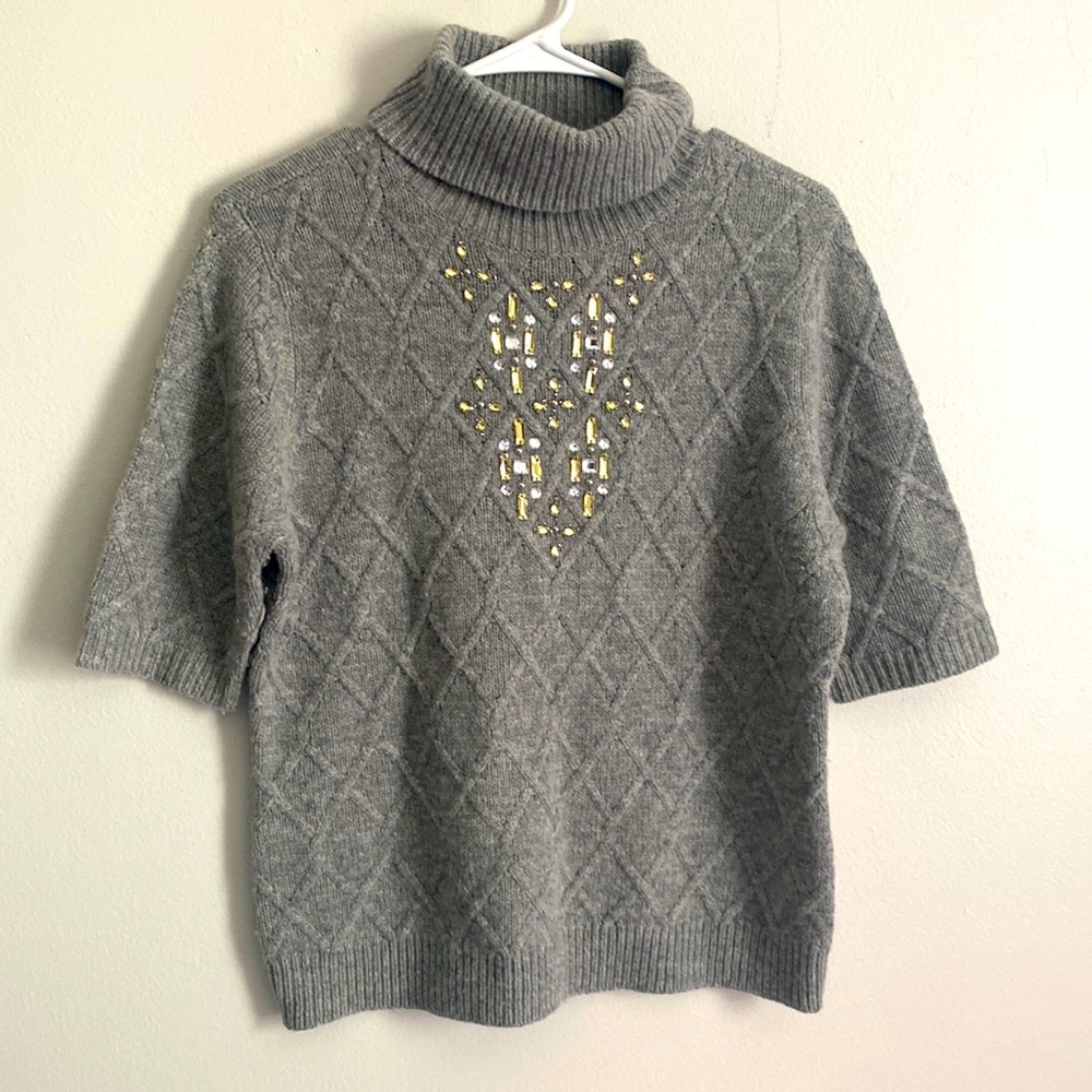 The Limited Jeweled Sweater